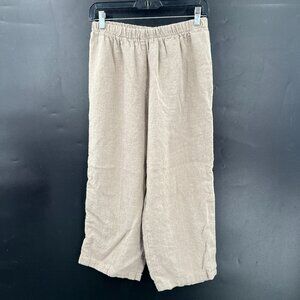Jackie loves John linen effortlessly chic lagenlook pants eco-minimalist S